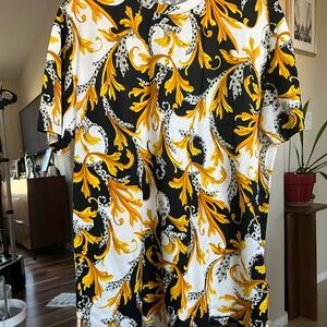 Versace Black and Yellow Short Sleeve Tee